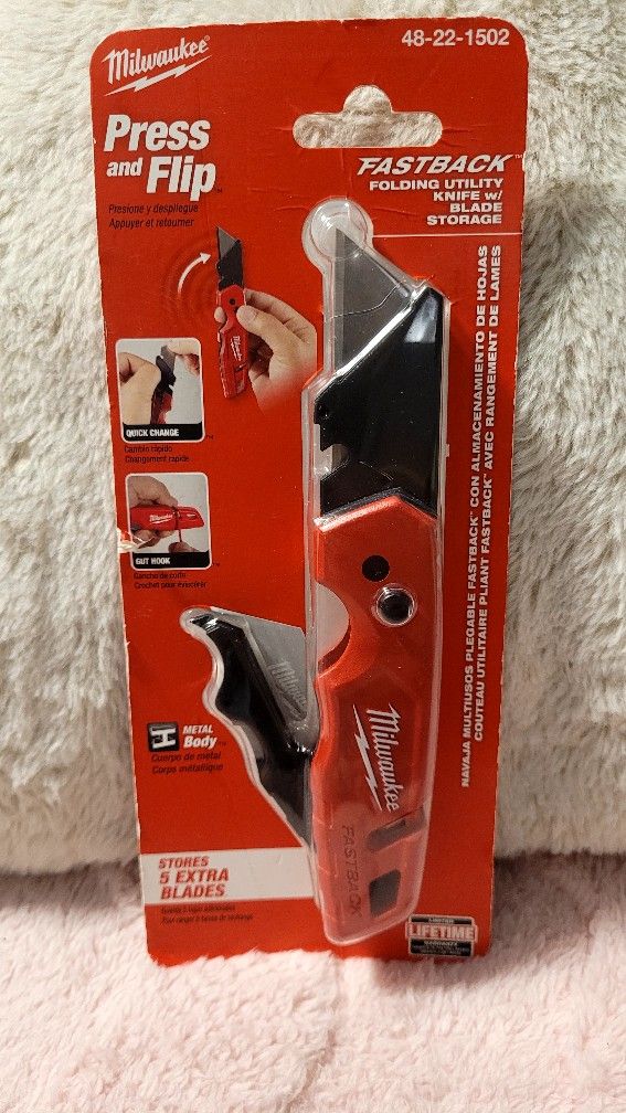 Navaja Milwaukee Con Guarda Blade 