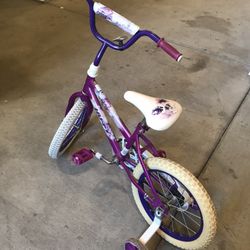 16" Sea Star Kids' Bike from Huffy, Fits Riders 42" - 48", Purple, Child, Girls