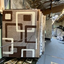 5x7 Area Rugs Carpet Rugs Modern Design Thick Colors Beige Brown