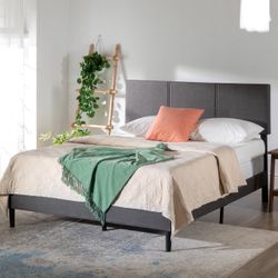 45" Upholstered Bed Frame, King, New in Box 