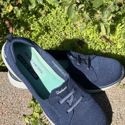 Skechers Ladies Microburst Slip On