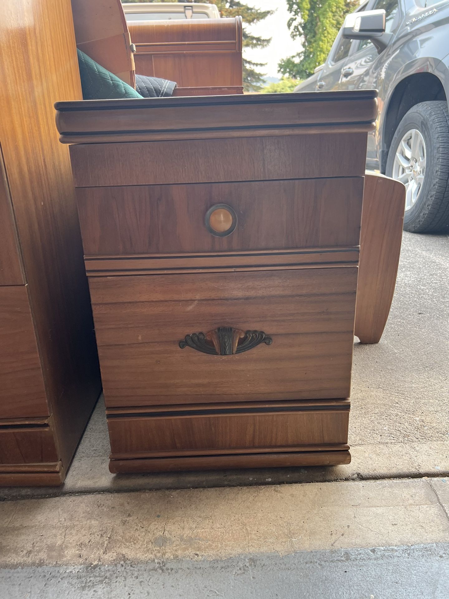Dresser 2 Drawer / Night Stand Antique 1930’s