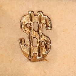 Gold Tone Money Ring  *FREE*