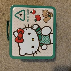 Vintage Hello Kitty Tin Lunchbox 