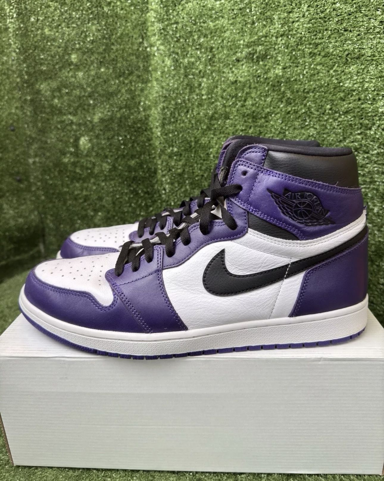 Air Jordan 1 Court Purple Size 14