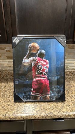 Michael Jordan poster whit frame