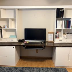 Custom Wall Length Office - Five Separate Pieces