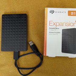 Seagate Expansion Portable 2TB External Hard Drive HD

