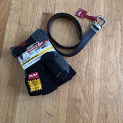 Men’s Belt & Socks New