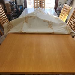 LARGE DINING TABLE W/ 6 CHAIRS