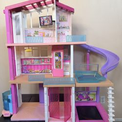 Barbie Dream House With Dolls & Accessories 
