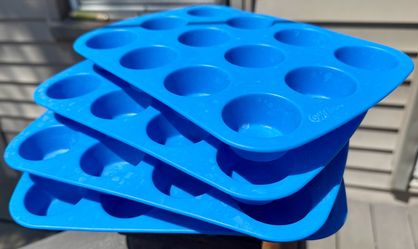 🎉🧁 4 Silicone Wilton Mini Muffin/Cupcake Pans! 🧁🧁🎉