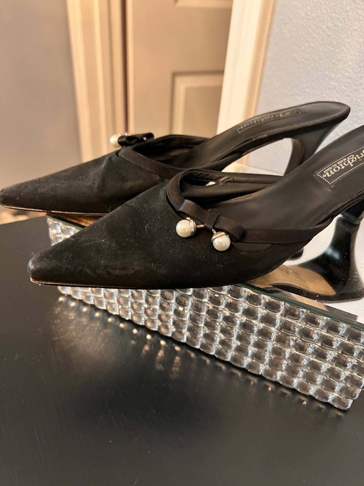 Mule Wedge Heel