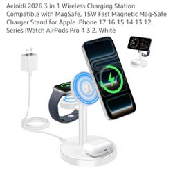3 in 1 wireless charging stand