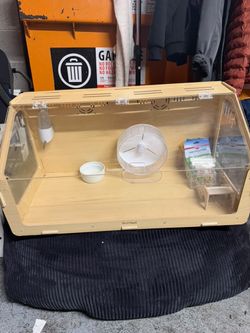 Hamster/Rabbit Cage w/ Spare Supplies - FixerUpper