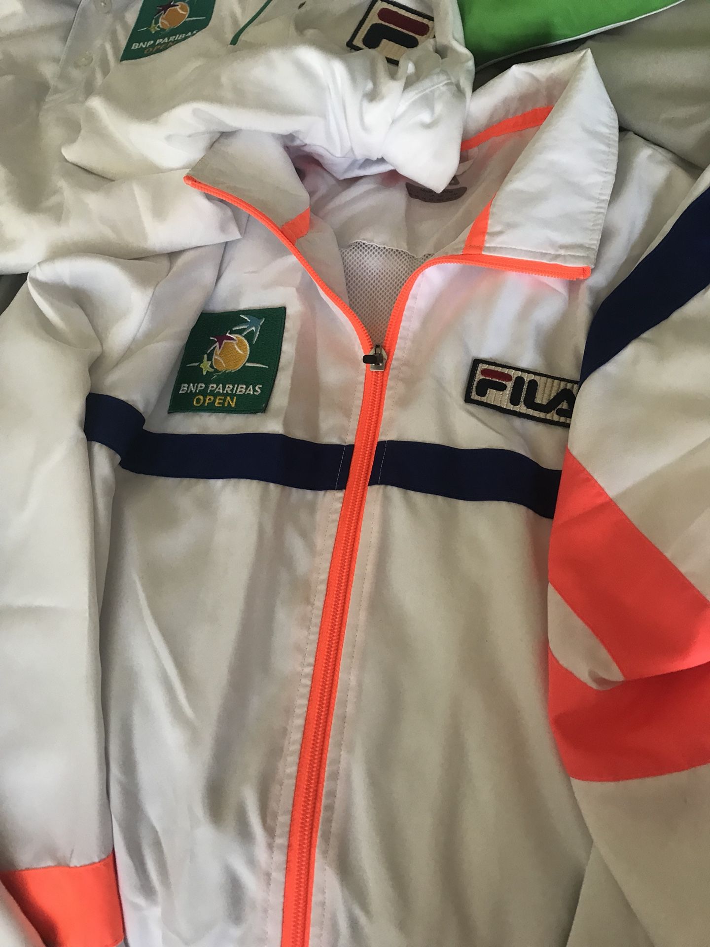 Fila Tennis Jackets and BNP Paribas Open Polo shirts for Sale in