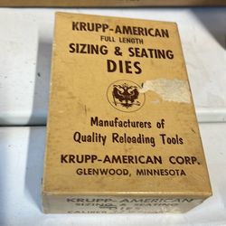 Vintage krupp American sizing & seating dies