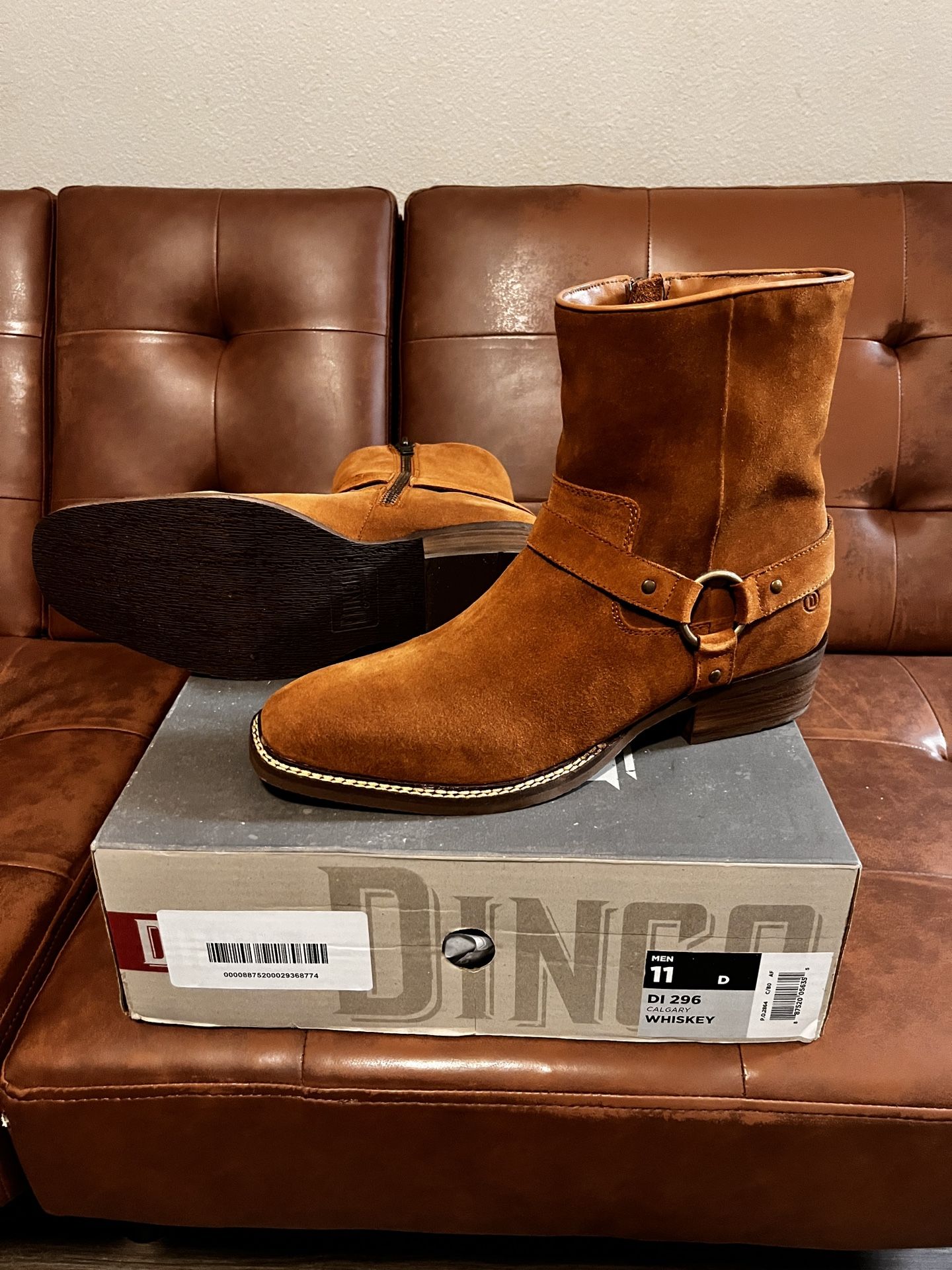 Dingo Men’s Boots Calgary Whiskey Size 11