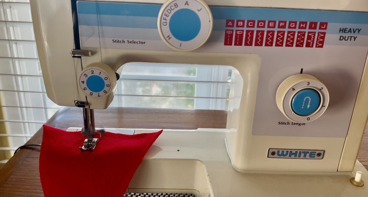 White sewing Machine