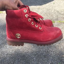 Women Timberlands Red 