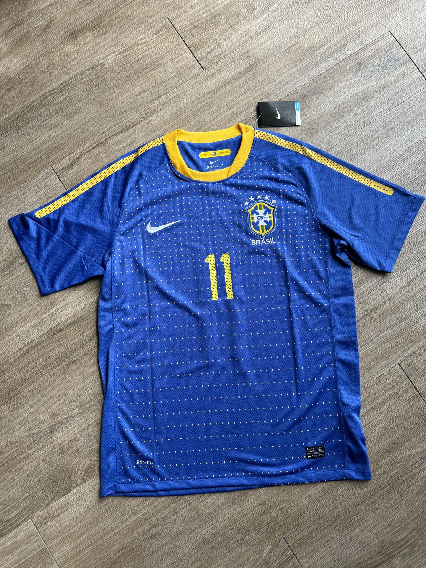 Jersey Brasil Neymar Soccer Camiseta Fútbol Playera Size L Football