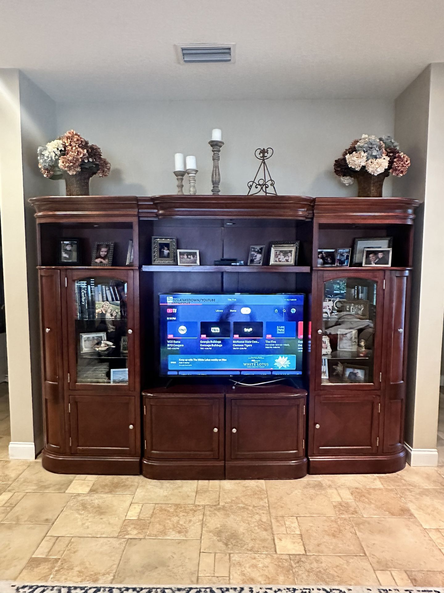 Dark Wood Entertainment & Storage Center