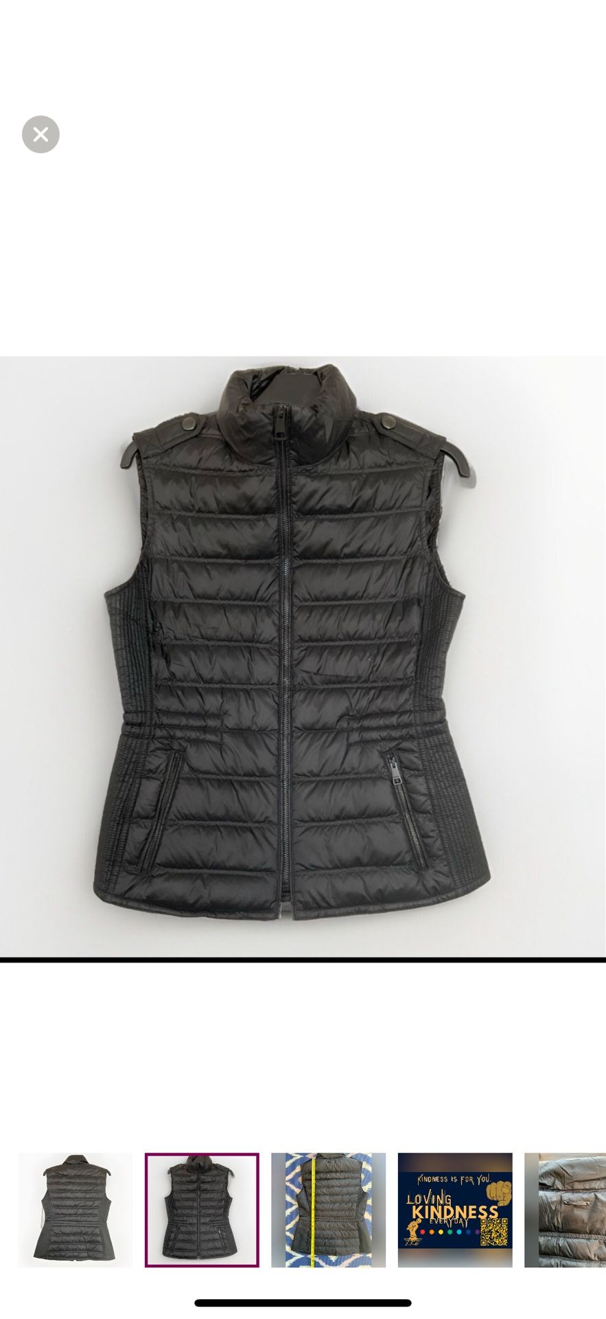 Burberry Brit Black Quilted Vest