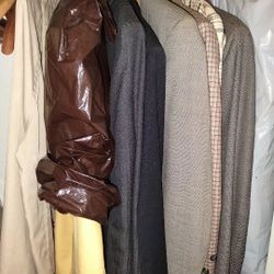 Seven Jackets Including Suit