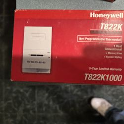 Honeywell T822K 1000 Thermostat