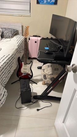 Guitar and amp