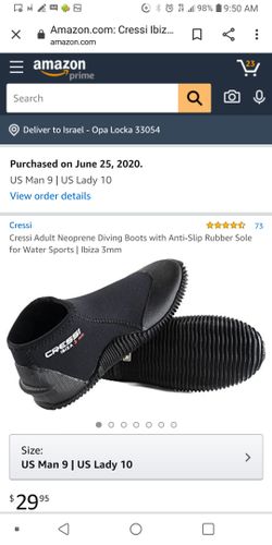 Cressi diving shoes