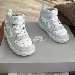 Nike Court Borough Mid 2 Pure Platinum/mint Foam/white