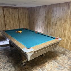 Nice Valley Coin-OP Pool Table 8ft