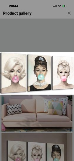3 Panel Canvas Art 20 x 30 inch ( each)