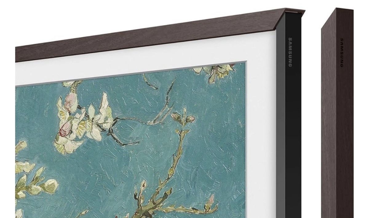 SAMSUNG 65-inch The Frame Customizable Bezel Modern White (VG-SCFA65WTBZA, 2021