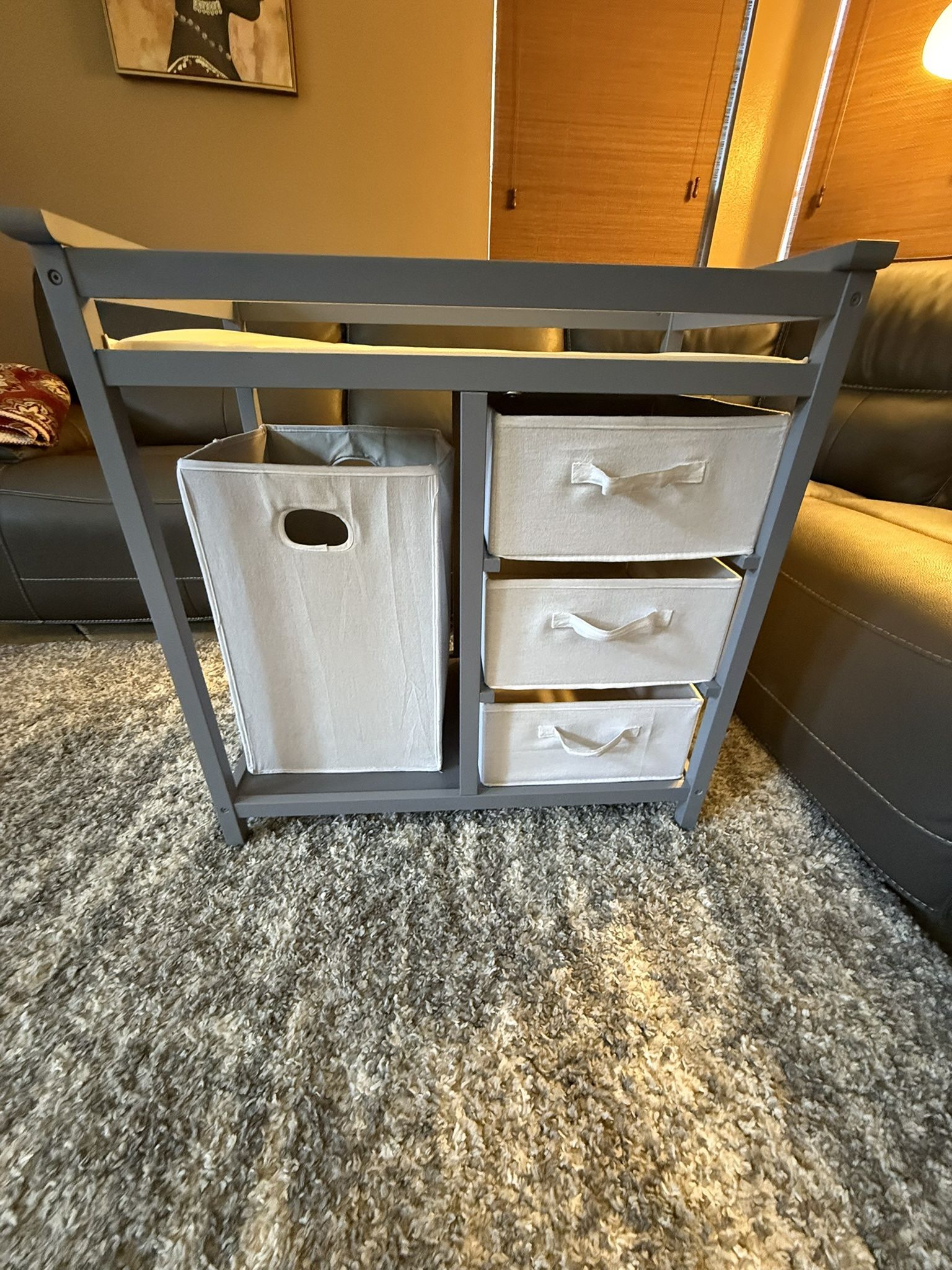 Delta Children Changing Table With Drawers And Hamper