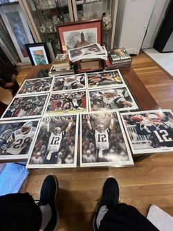 2004 Boston Globe Photos Patriots 8 1/2”x11” Mint Cond