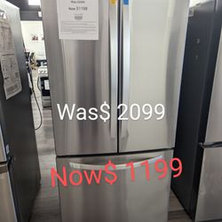 33 W French Door Refrigerator With Bottom Freezer 
