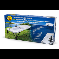 Bass Pro Shops Folding Fish Cleaning Table – Portable Fillet Station w/ Sink