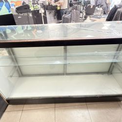 Large Glass Retail Display Case / Showcase Counter