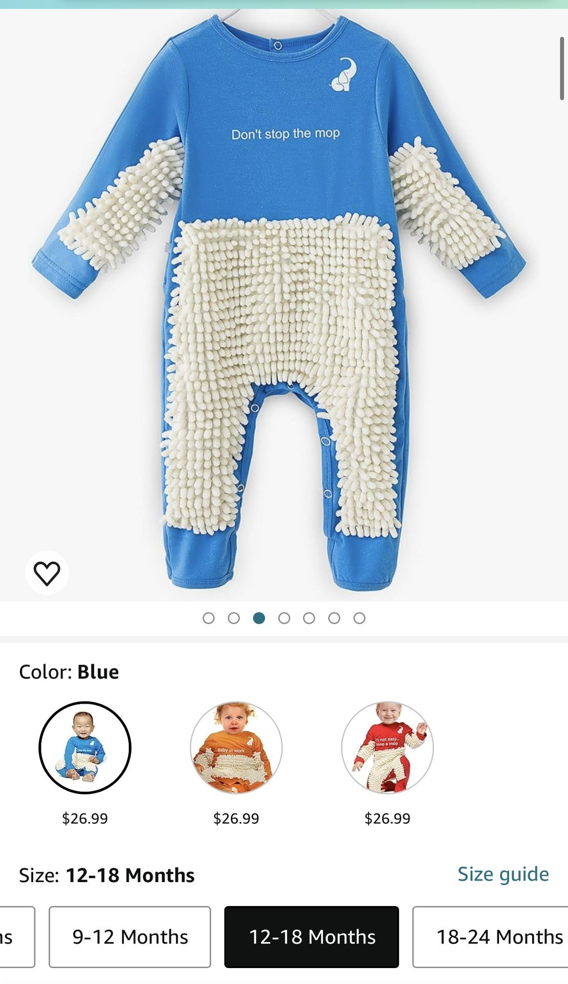 Mop Onesie