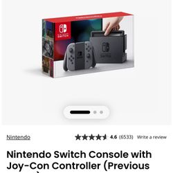 Nintendo Switch And Games