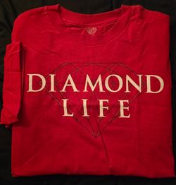 Diamond Supply Co. Diamond Life Short Sleeve Red T-Shirt L