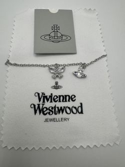 Vivienne Westwood Butterfly Crystal Necklace