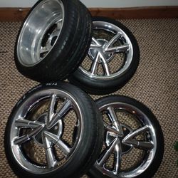 4 Almost New Size 16 Tires On Nice  Rims WILL DELIVER FREE
