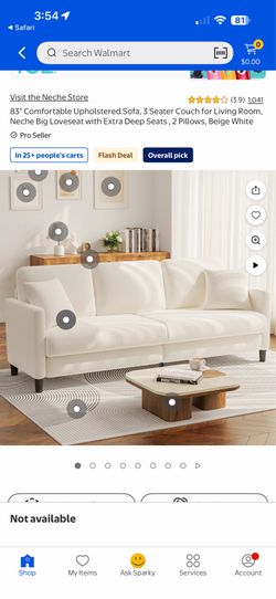 White couch New 230$