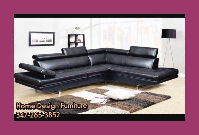 Brand New Modern Leather Sectional