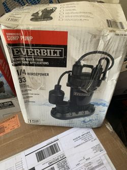 Sump pumps