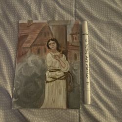 Joan Of Arc - Hand-painted Mini Canvas 