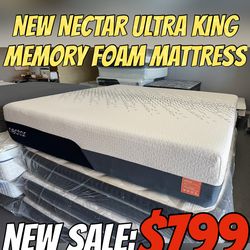 NEW NECTAR ULTRA KING MEMORY FOAM MATTRESS